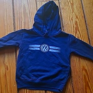 Volkswagen sweatshirt navy size 4 toddler
